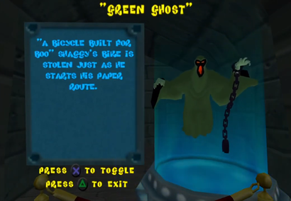 scooby doo giggling green ghost